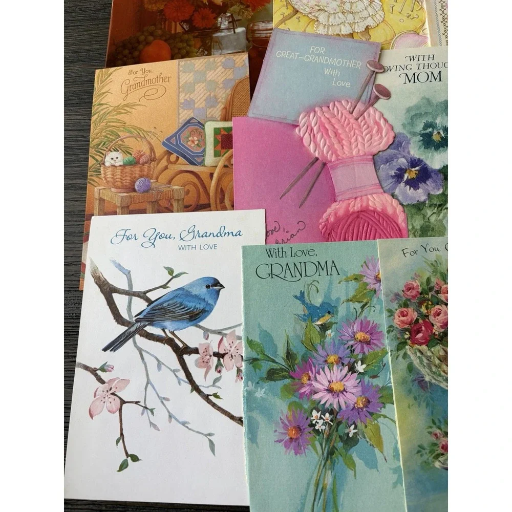 Vintage Mother's Day Greeting Cards Fronts ONLY Scrapbooking Crafts Lot of 50+